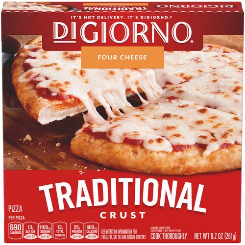 Digiorno Traditional Crust Frozen Pizza, 4 Cheese 