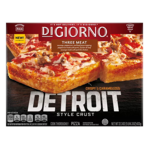 DiGiorno Three Meat Detroit Style Crust Pizza