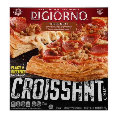 Digiorno Croissant Crust Three Meat Pizza