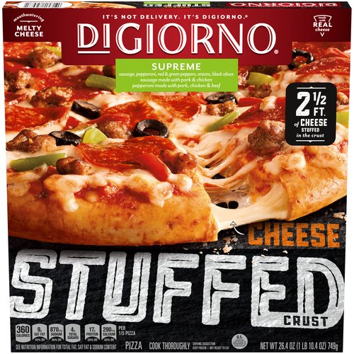 Digiorno Pizza, Cheese Stuffed Crust, Supreme