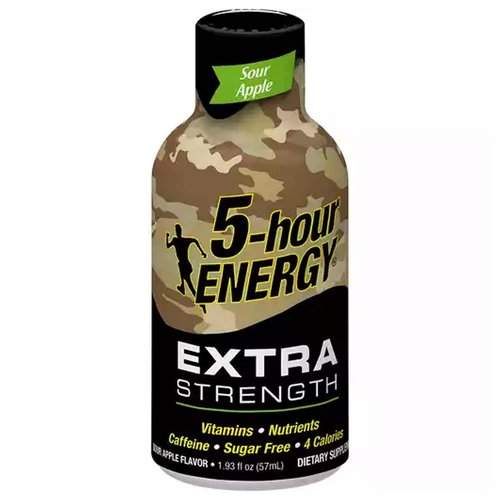 5-Hour Energy Shot, Extra Strength, Sour Apple, 1.93 Ounce