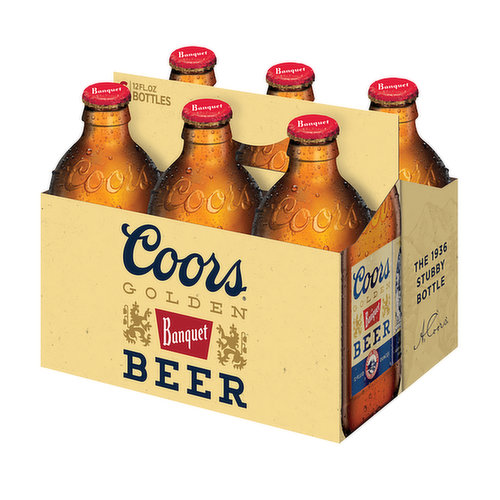 Coors Banquet Bottles (6-pack)