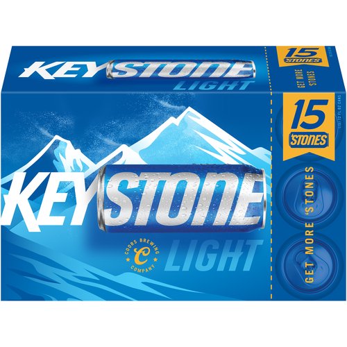Keystone Light Beer, Cans (Pack of 15)
