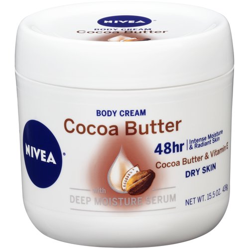 Cocoa Butter Body Cream deeply moisturizes for 48HR