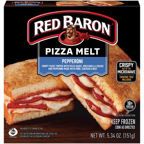 Red Baron Pizza Melt, Pepperoni