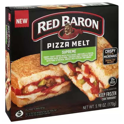 Red Baron Pizza Melt Supreme