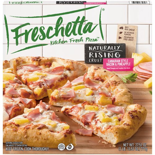 Freschetta Rising Crust Pizza, Canadian Style Bacon & Pineapple