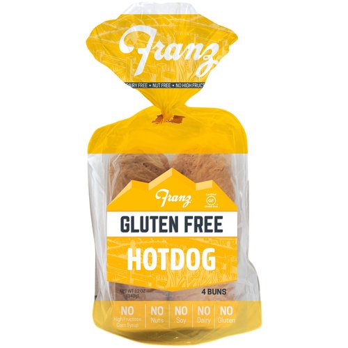 Franz Hot Dog Buns, Gluten Free