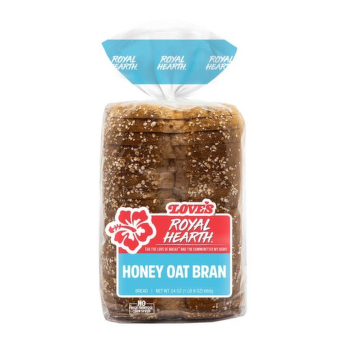 Love's Royal Hearth Honey Oat Bran Bread