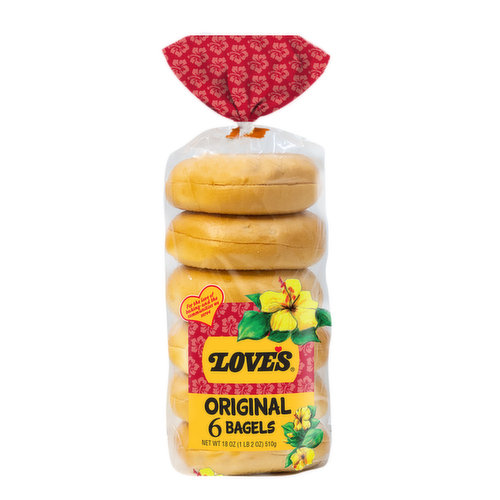 Love's Original Bagels (6-pack)