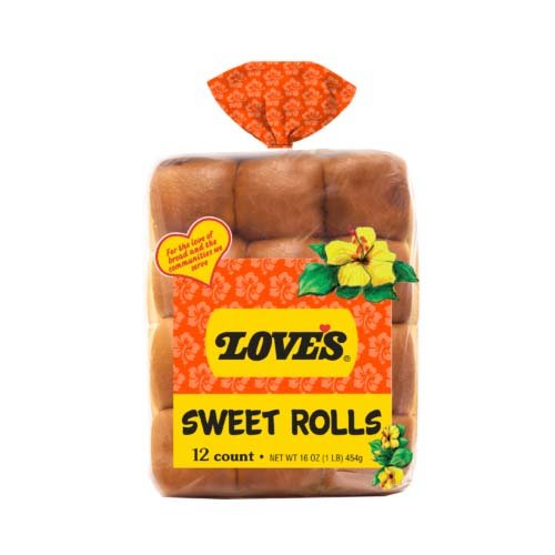 Love's Sweet Hawaiian Dinner Roll 12-pack