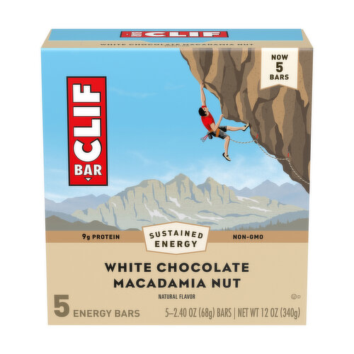 Clif White Chocolate Macadamia Nut (5-pack)