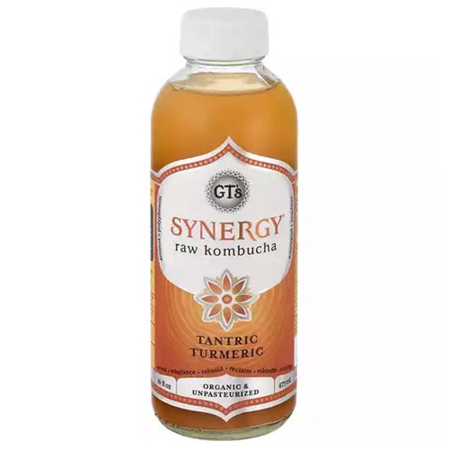 GT's Organic Raw Kombucha, Tantric Turmeric 