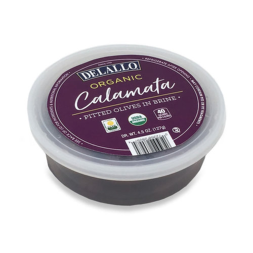 Delallo Organic Calamata Olives