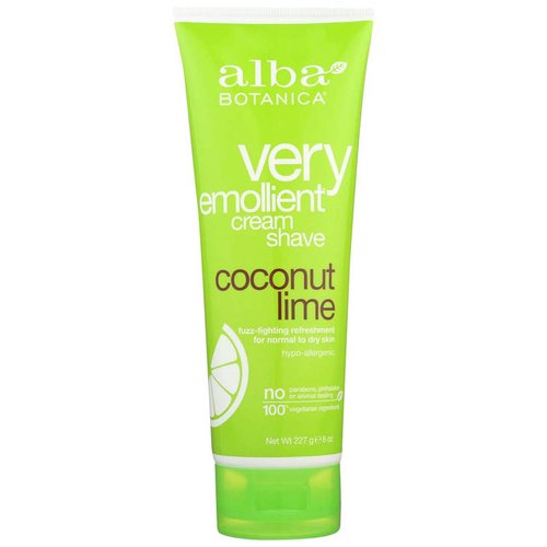 Alba Botanica Very Emollient Cream Shave Coconut Lime