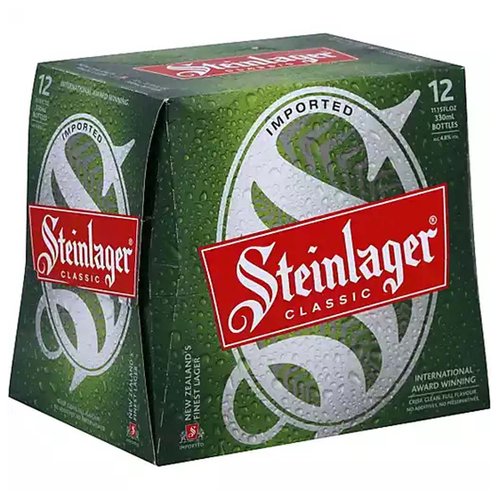 Steinlager Beer, Bottles (Pack of 12)