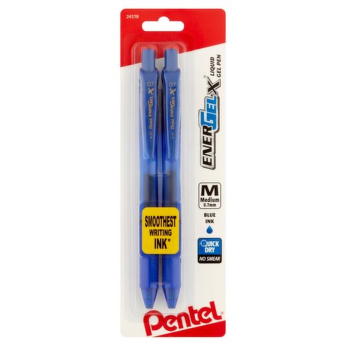 Pentel Energel X Rt .7 Blu 2pk