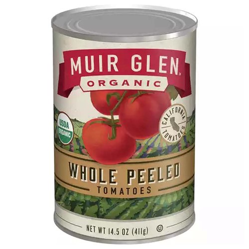 Muir Glen Organic Tomatoes, Whole Peeled