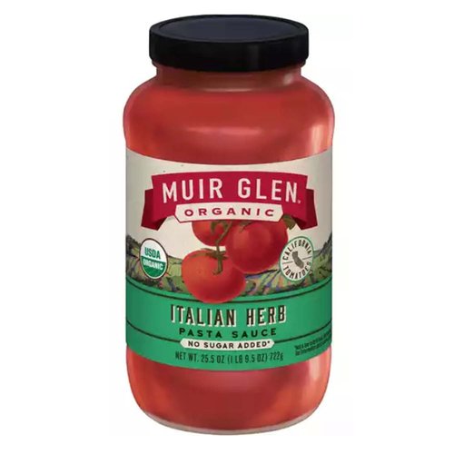 Muir Glen Organic Pasta Sauce, Italian Herb