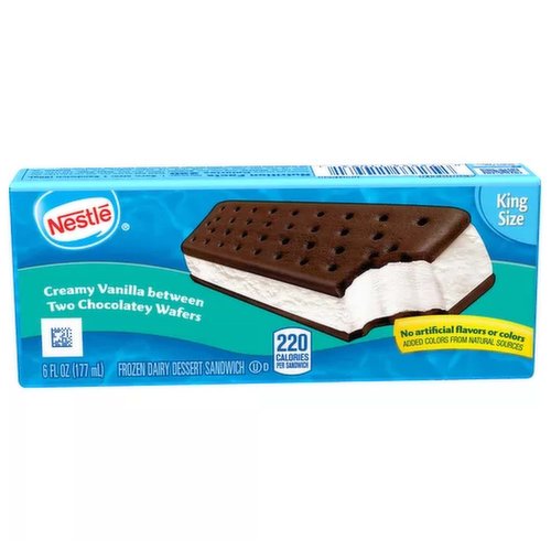 Nestle Vanilla Ice Cream Sandwich, 6 Oz