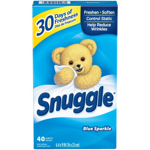 Snuggle Fabric Softener Dryer Sheets