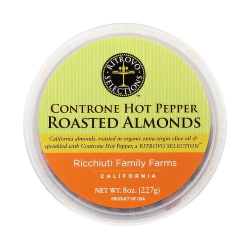 Ricchiuti Family Farms Controne Hot Pepper Roasted Almonds