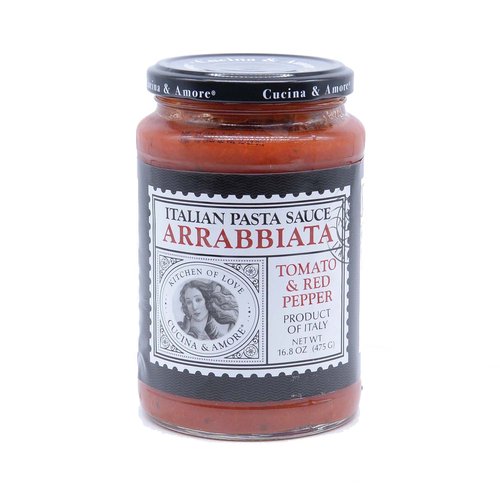 Cucina & Amore Italian Pasta Sauce Arrabbiata, Tomato & Red Pepper