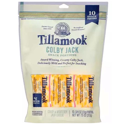 Tillamook Pack-It-Pals Colby Jack Cheese