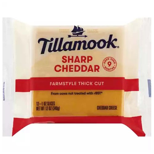 Tillamook Sharp Cheddar Slices