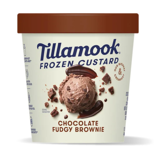 Tillamook Fudgy Brownie Frozen Custard