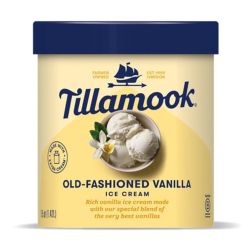 Tillamook Old Fashioned Vanilla Ice Cream