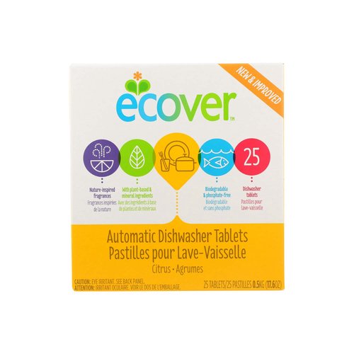 Ecover Auto Dishwasher Tabs, 17.6 Oz