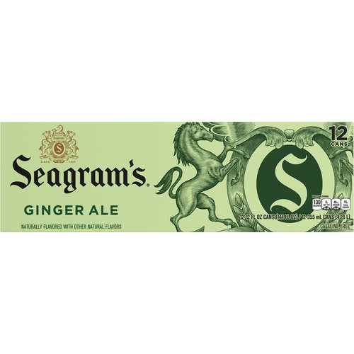 Seagrams Ginger Ale, Cans (Pack of 12)