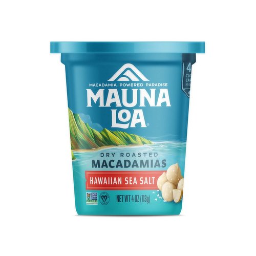 Mauna Loa Macadamias, Sea Salt, Dry Roasted