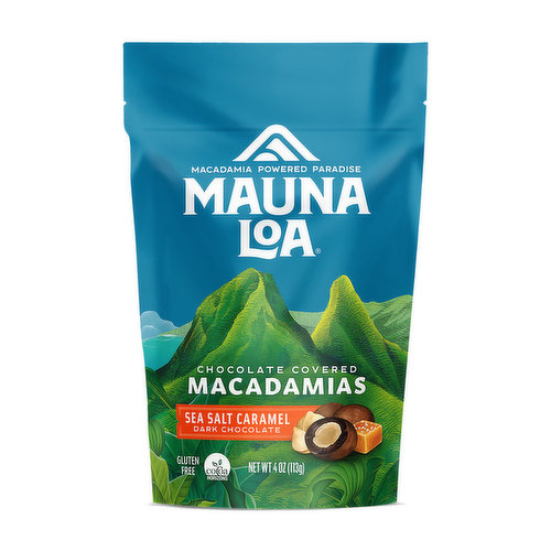 Mauna Loa Dark Chocolate Sea Salt Caramel Macadamia Nuts