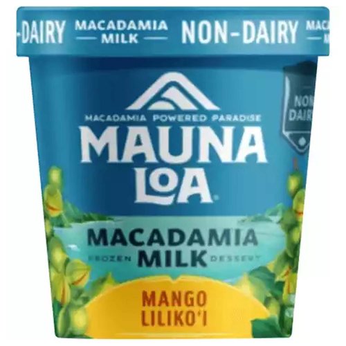 Mauna Loa Macadamia Milk Non-Dairy Ice Cream, Mango Lilikoi