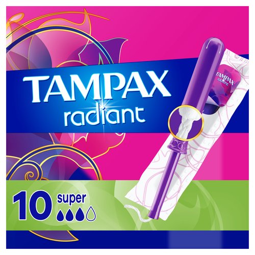 Tampax Tampons Super Cardboard Applicator