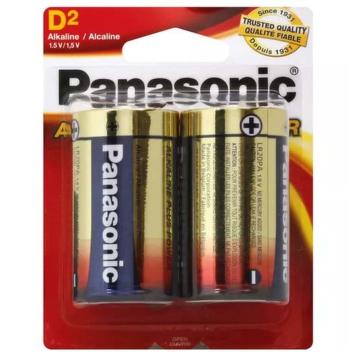 Panasonic Alkaline Plus Power Battery, D