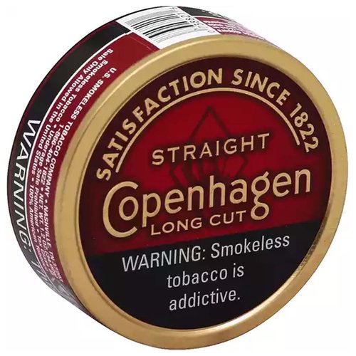 Copenhagen Long Cut Straight Tobacco, Smokeless