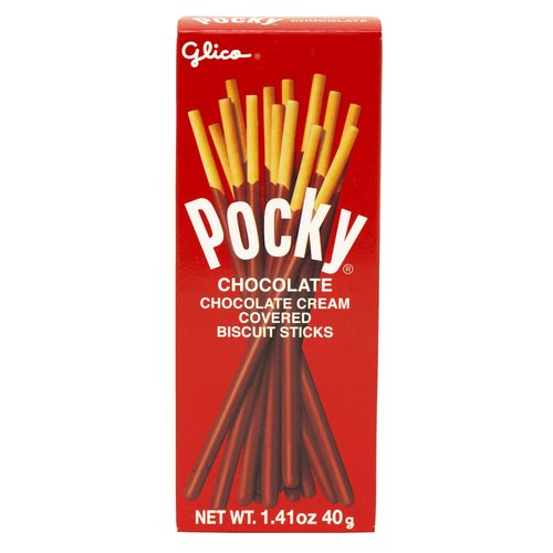 Glico Pocky Cream Covered Biscuit Sticks, Chocolate