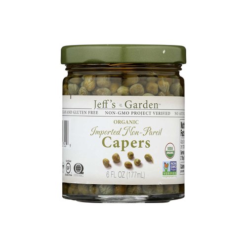 Jeff's Organic Imported Non-Pareil Capers