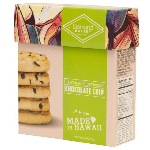 Diamond Bakery Hawaiian Shortbread Cookies, Chocolate Chip