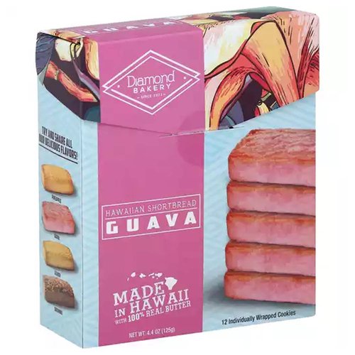 Diamond Bakery Cookies, Hawaiian Shortbread, Guava