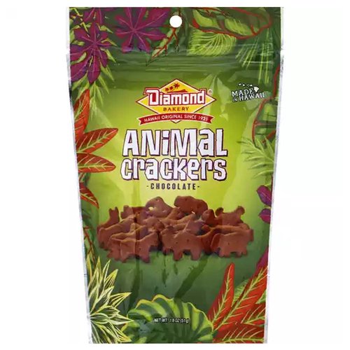 Diamond Bakery Animal Crackers, Chocolate