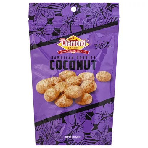 Diamond Bakery Hawaiian Coconut Cookies, 1.8 Oz