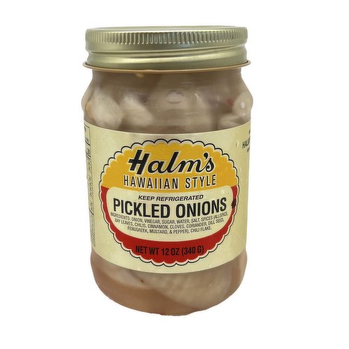 Halm's Pickled Onion, Hawaiian Style