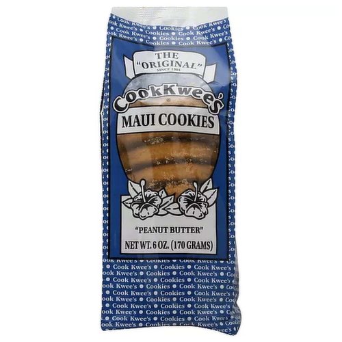 Cook Kwees Maui Peanut Butter Cookies