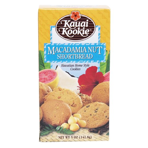 Kauai Kookie Shortbread Cookies, Macadamia Nut