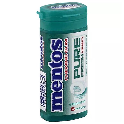 Mentos Pure Fresh Gum, Sugarfree, Spearmint