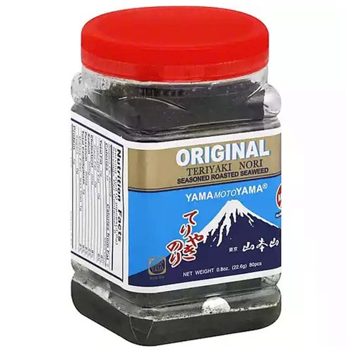 Yamamotoyama Seaweed, Seasoned, Roasted, Teriyaki